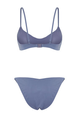 Trendyolmilla Mavi Bustiyer Normal Bel Brazilian Bikini Tak?m? TBESS25BT00174 фото 8