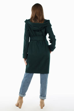 01-07658 Пальто женское демисезонное(пояс) - El podio фото 7