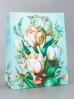 Цена за 2 шт. Пакет подарочный ламинированный вертикальный Блаженство, 26?12?32 см