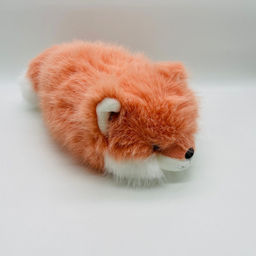 Мягкая игрушка Лиса - норковый бархат 30 см