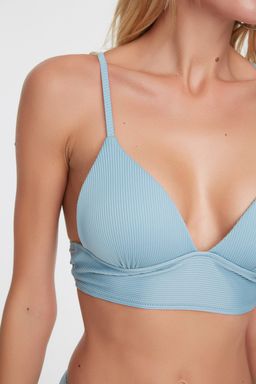 TRENDYOLMILLA Turuncu Ucgen Push Up Dokulu Bikini Ustu TBESS21BU0010  фото 20