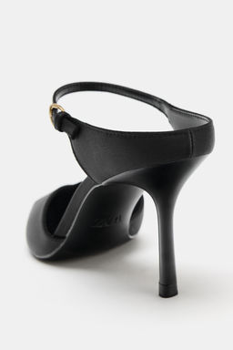 ZAPATO TAC?N DETALLE HEBILLA / Negro - Zara фото 6