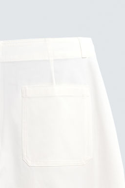 PANTAL?N WIDE FIT PLIEGUES / Crudo - Zara фото 10