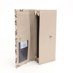 Портмоне женское Croco-ПР-972 натуральная кожа 2 отд, 8 карм, бежевый питон/беж матовый (501/242) 236759  фото 3