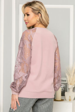 Джемпер Анна (пудра) Б4956 - Lt collection фото 7