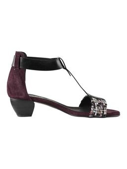 Босоножки, бордово-черные - Heine фото 3