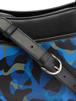 Сумка ELEGANZZA ZQ74-7871B blue/black
