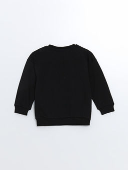 Bisiklet Yaka Uzun Kollu Erkek Bebek Sweatshirt - Waikiki фото 2