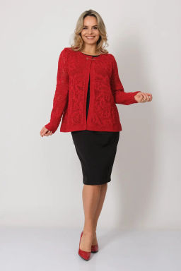 Жакет 351935/красный
