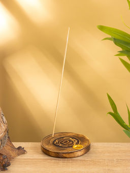 Подставка под благовония «Чакра», 10 см, дерево