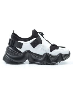 05-FDG103-2P WHITE/BLACK Кроссовки женские (натуральная кожа, текстиль) - No name фото 10