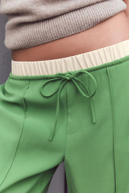 TROUSERS WITH SIDE TRIMS - Zara фото 2