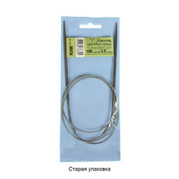 Спицы GAMMA круговые MKN сталь d 3.5 мм 100 см 1 шт с металлической леской фото 3