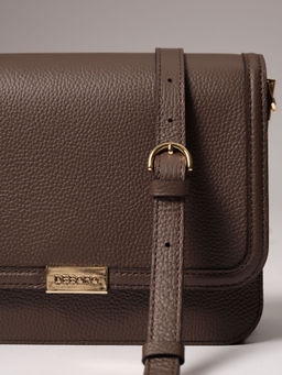 Сумка через плечо Deboro 30532 серый дым