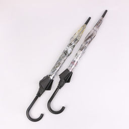 Зонт - трость полуавтоматический Города, 8 спиц, R = 40 см, рисунок МИКС - Simaland фото 2