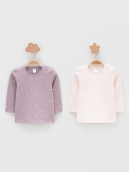 К 302520-2уп/сиреневый Н054.1,бело-розовый 1106 набор джемпер яс