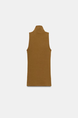 SLEEVELESS HIGH NECK TOP - Zara фото 5