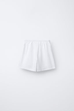 BERMUDA POPEL?N FLOR BORDADA / Blanco - Zara фото 2