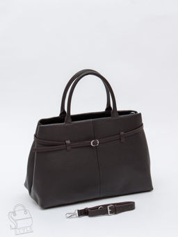 Сумка женская кожаная 8018-2S coffee Velina Fabbiano-Safenta