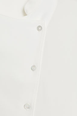 CAMISA FLUIDA PECHERA ZW COLLECTION / Crudo - Zara фото 8