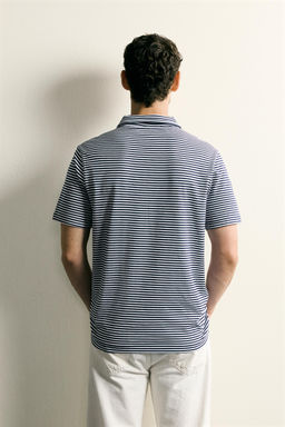 POLO FLUIDO REGULAR FIT RAYAS / rayas - Zara фото 3