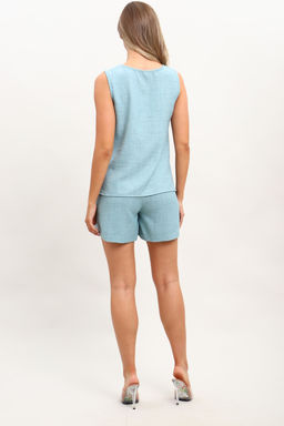 Костюм с шортами КЖ-001 Лен