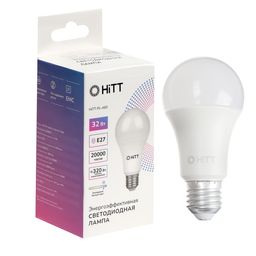 Лампа HiTT-PL, A60, 32 Вт, 230 В, E27, 6500 К