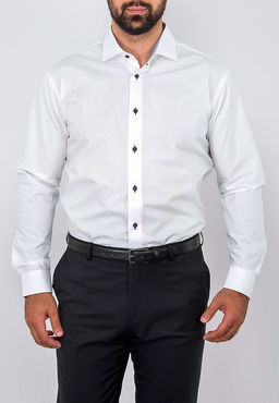 Сорочка мужская длинный рукав GREG 100/139/WH/Z/2p  фото 8