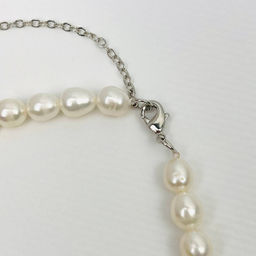 Колье из Жемчуга с цепочкой на спине 43 см +