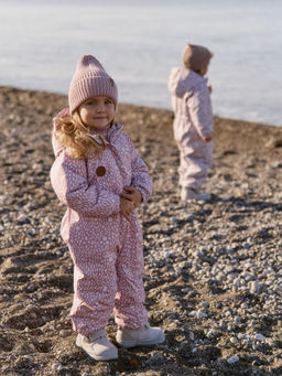 Комбинезон демисезонный мембранный Солнечные зайчики - розовый 0+ - Bungly фото 3