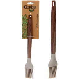 Цена за 2 шт. Кисточка кулинарная силиконовая "АМАДЕО" 28*4см