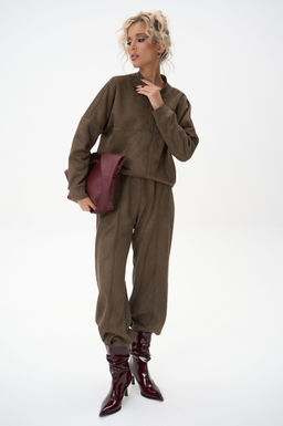 Бомбер Майли (оливковый) - Эльза фото 8