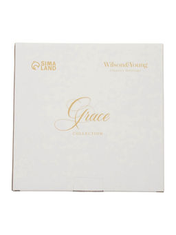 Тарелки WY Grace, d=25.5 см, набор 2 шт., фарфор, белые