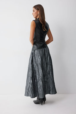 Юбка LYUSHe 4215 серебро  фото 4