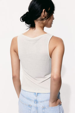 Top transparente en canale - H&m фото 2