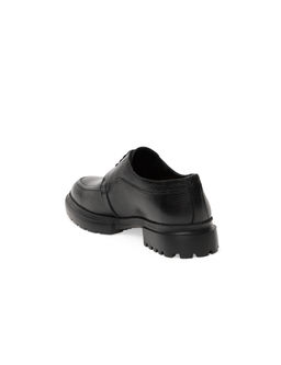 Siyah %100 Deri Casual Ayakkab_