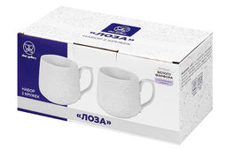 Набор кружек 2 пр. 500 мл 13,5*10*9 см Лоза, фарфор - Elan gallery фото 6