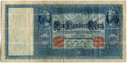 100 марок 1910 года Германия