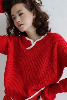 9823 Пуловер красный - Martichelli фото 14