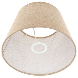 Светильник настольный Зефира д25см, h41,5см, абажур текстильный д25см, h18см, цвет - бежевый, основание керамическое д11,3см, h29см, глянцевая глазурь, цвет - сине-серый (Китай) - Домашняя мода фото 4