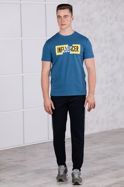 Брюки спортивные 
 3.MM155A-синий-тёмный