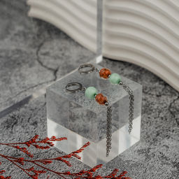 Серьги из муранского стекла PARADISE APPLES LC3459