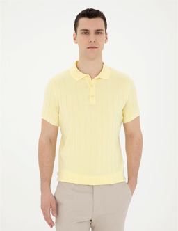 Sar_ Slim Fit D__meli Polo Yaka Triko Ti__rt