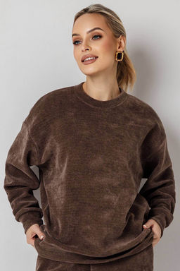 Блузка женская 4465В/10/Коричневый