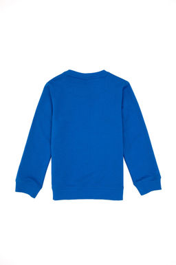 Erkek _ocuk Koyu Mavi Bisiklet Yaka Basic Sweatshirt Sepette S_rpriz _ndirim - U.s. polo assn фото 2