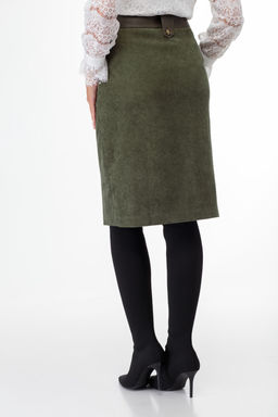 Юбка ANELLI 922 хаки  фото 4