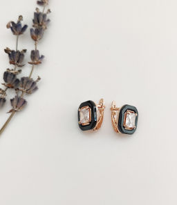 Серьги с керамикой