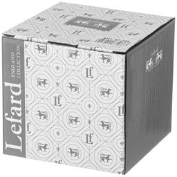 КРУЖКА ЗАВАРОЧНАЯ LEFARD BON APPETIT С МЕТАЛЛ. СИТОМ И ФАРФОР. КРЫШКОЙ 420 МЛ  фото 2