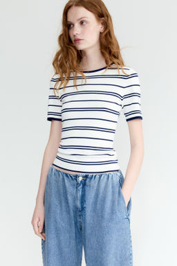 Camiseta en punto fino - H&m фото 9