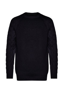 TRENDYOL MAN Ekru Casual Unisex Regular Fit Yunlu Bisiklet Yaka Sac Orgu Detayl? Triko Kazak TMNAW22KZ2059 - Trendyolmilla фото 53